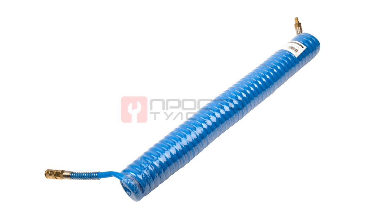  GARWIN PRO 808750-1014-10 Шланг полиуретан (PU) 14*10, витой, 10 м, синий, БРС в комплекте (1)