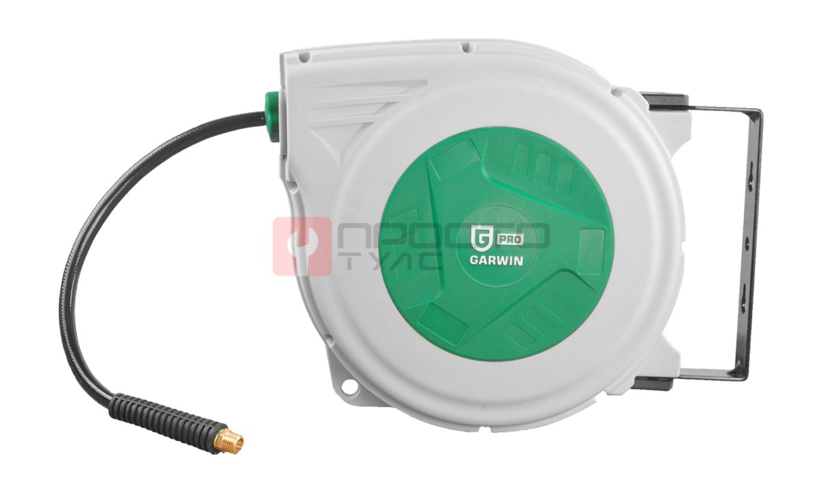  GARWIN PRO 808805-108 Катушка для раздачи воздуха (воды) ПВХ 8 мм, 10 м, пластиковая закрытая, 1/4