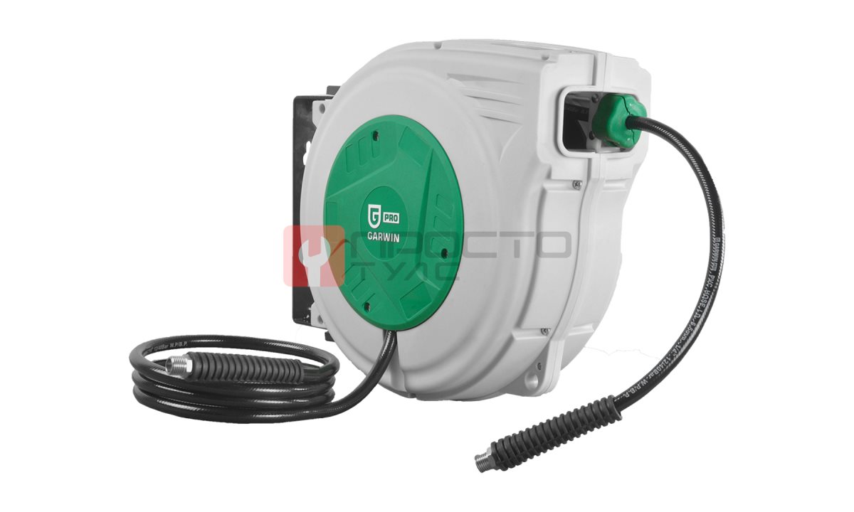  GARWIN PRO 808805-156 Катушка для раздачи воздуха (воды) ПВХ 6 мм, 15 м, пластиковая закрытая, 1/4