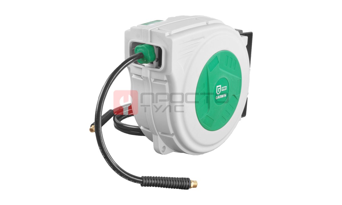 GARWIN PRO 808805-158 Катушка для раздачи воздуха (воды) ПВХ 8 мм, 15 м, пластиковая закрытая, 1/4