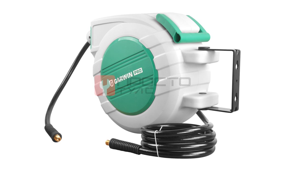 GARWIN PRO 808805-2010 Катушка для раздачи воздуха (воды) ПВХ 10 мм, 20 м, пластиковая закрытая, 1/4