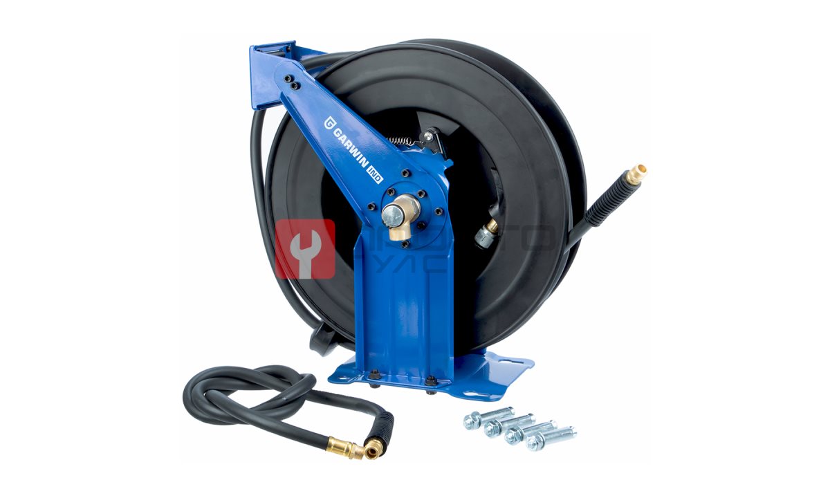  GARWIN INDUSTRIAL 808810-15-13 Катушка для раздачи воздуха (воды) ГП 13 мм, 15 м, стальная открытая, 1/2