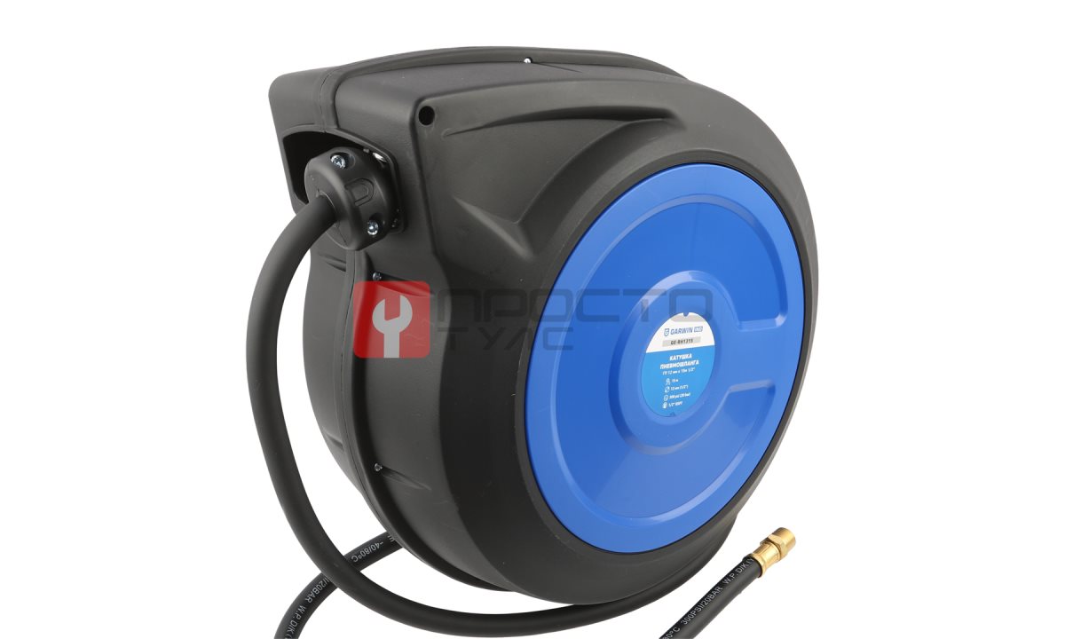  GARWIN INDUSTRIAL GE-RH1315 Катушка для раздачи воздуха (воды) ГП 12 мм, 15 м, пластиковая закрытая, 1/2