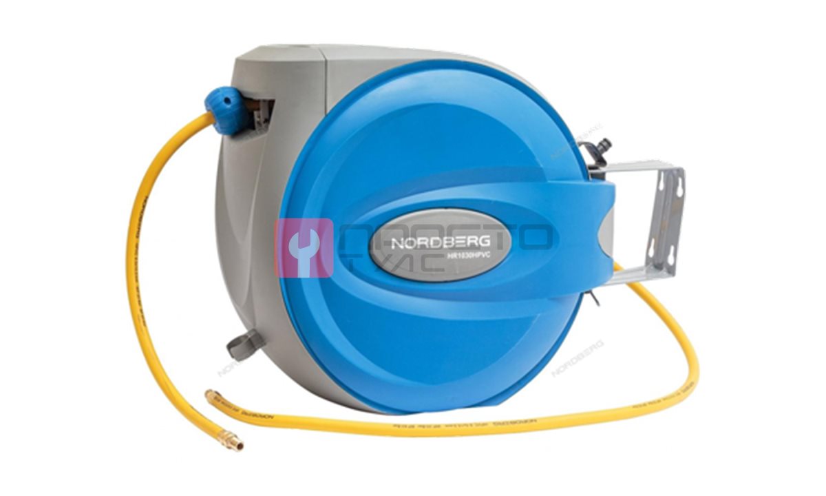  Пневматический шланг на самоскручивающейся катушке, 30 м NORDBERG ECO HR1030HPVC (0)