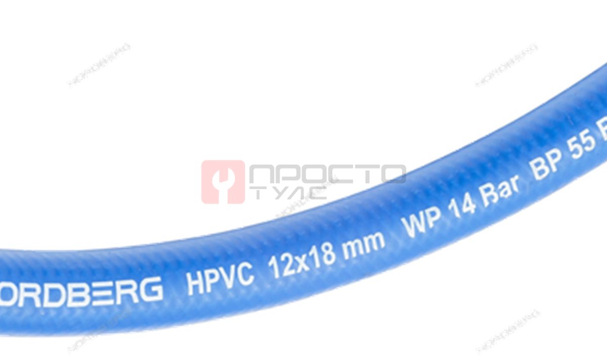  Шланг воздушный гибридный PVC диам. 12х18мм NORDBERG H1218HPVC (1)