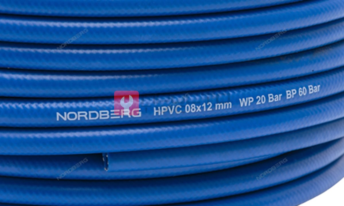  Шланг воздушный гибридный PVC диам. 8х12мм NORDBERG H0812HPVC (1)