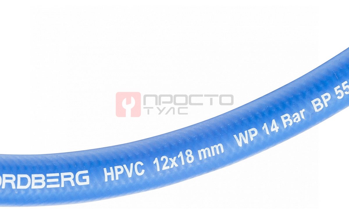  Шланг воздушный гибридный PVC диам. 12х18мм NORDBERG H1218HPVC (1)