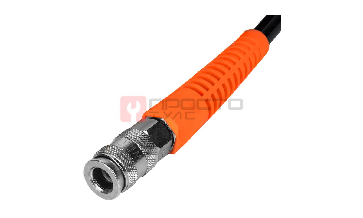  WDK-65710 Шланг пневматический спиральный с БРС, 10 м (1)