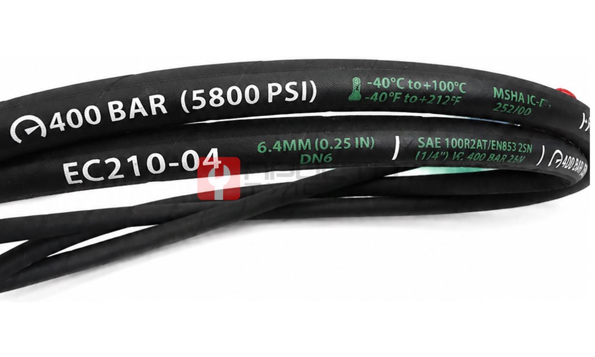  Шланг гидравлический межстоечный для автоподъемника (РВД 2830 мм, 400 Bar, фитинги Г-образные 45°) (1)