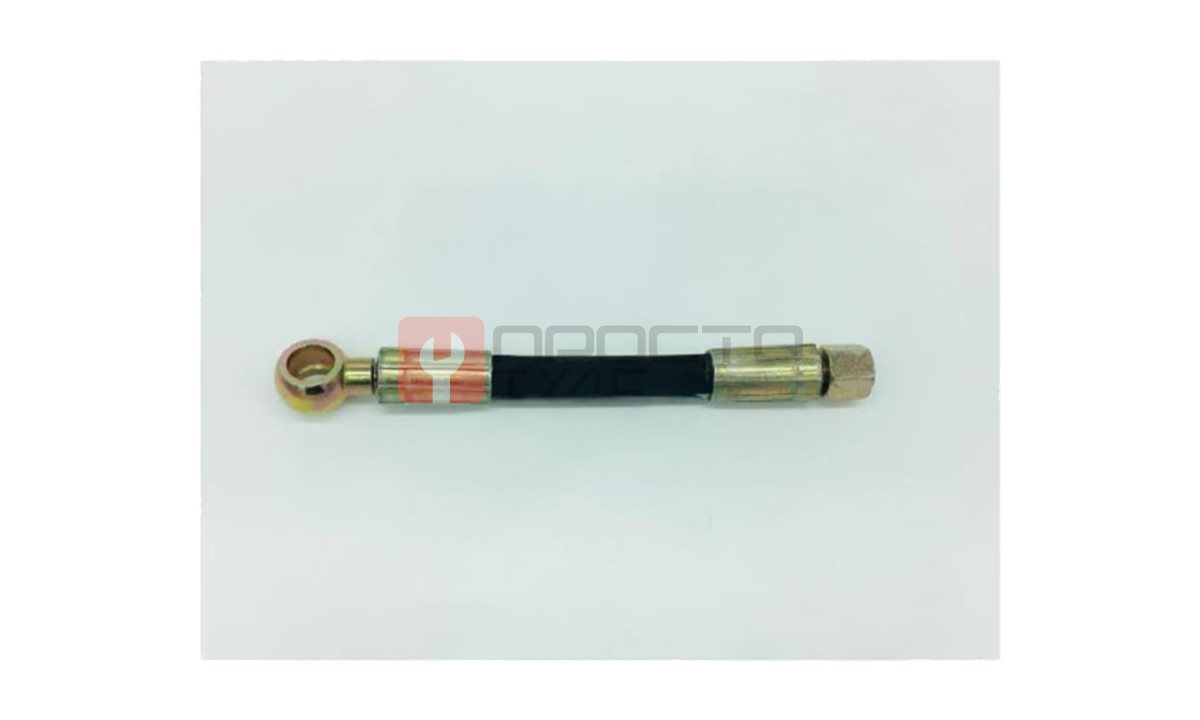  Шланг масляный Т4, ПГН2-40, СТАНКОИМПОРТ Т4/452 L=180мм, короткий, болт-гайка (1)
