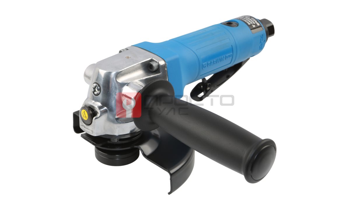  GARWIN INDUSTRIAL 803017-12-11 Пневматическая углошлифовальная машинка (УШМ) c рычажным включателем, 125 мм, 12000 об/мин., 1,4 л.с., промышленн (0)