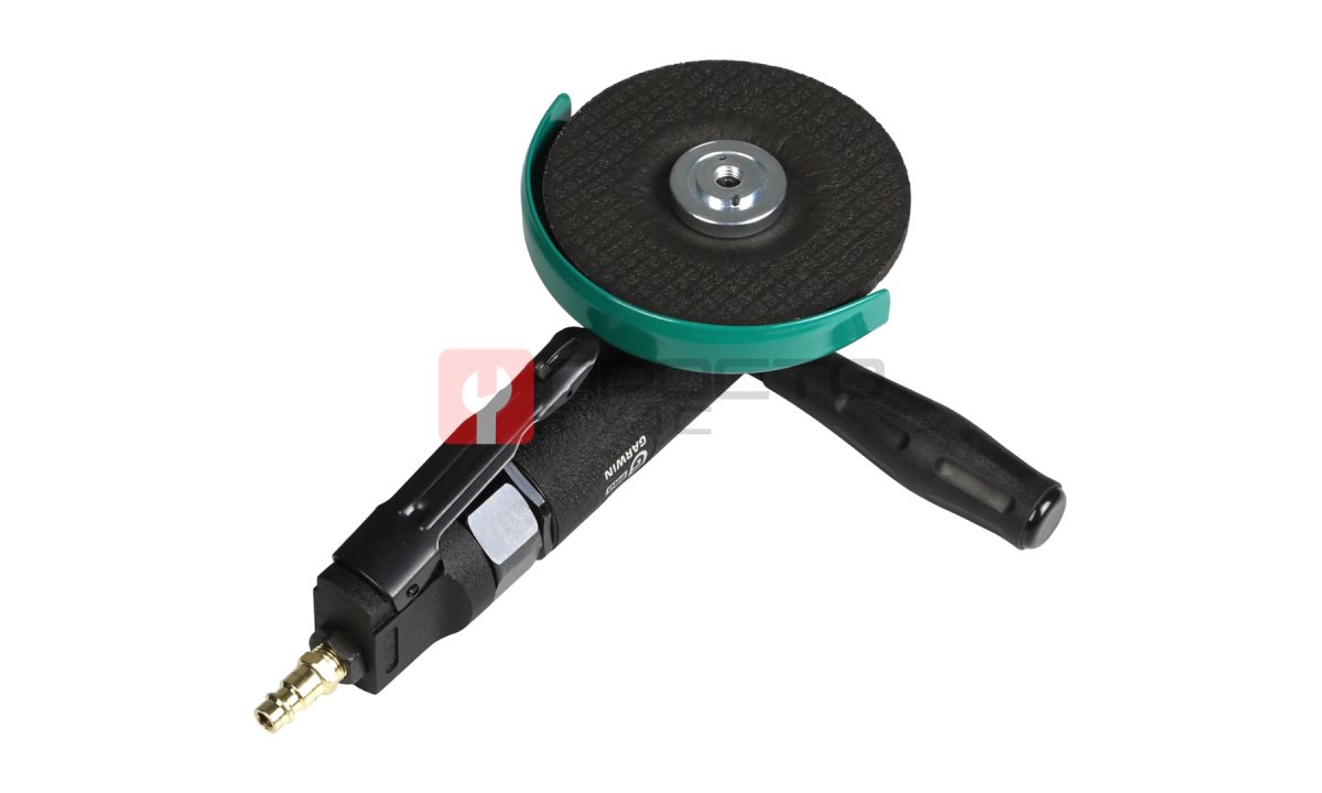  GARWIN PRO 803017-12-4 Пневматическая углошлифовальная машинка (УШМ) c рычажным включателем, 125 мм, 11000 об/мин, 450 Вт, профессиональная (1)