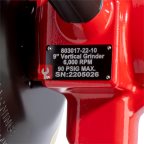  GARWIN INDUSTRIAL 803017-22-10 Пневматическая углошлифовальная машинка (УШМ) c рычажным включателем, 225 мм, 6000 об/мин., 2 л.с., промышленная (3)