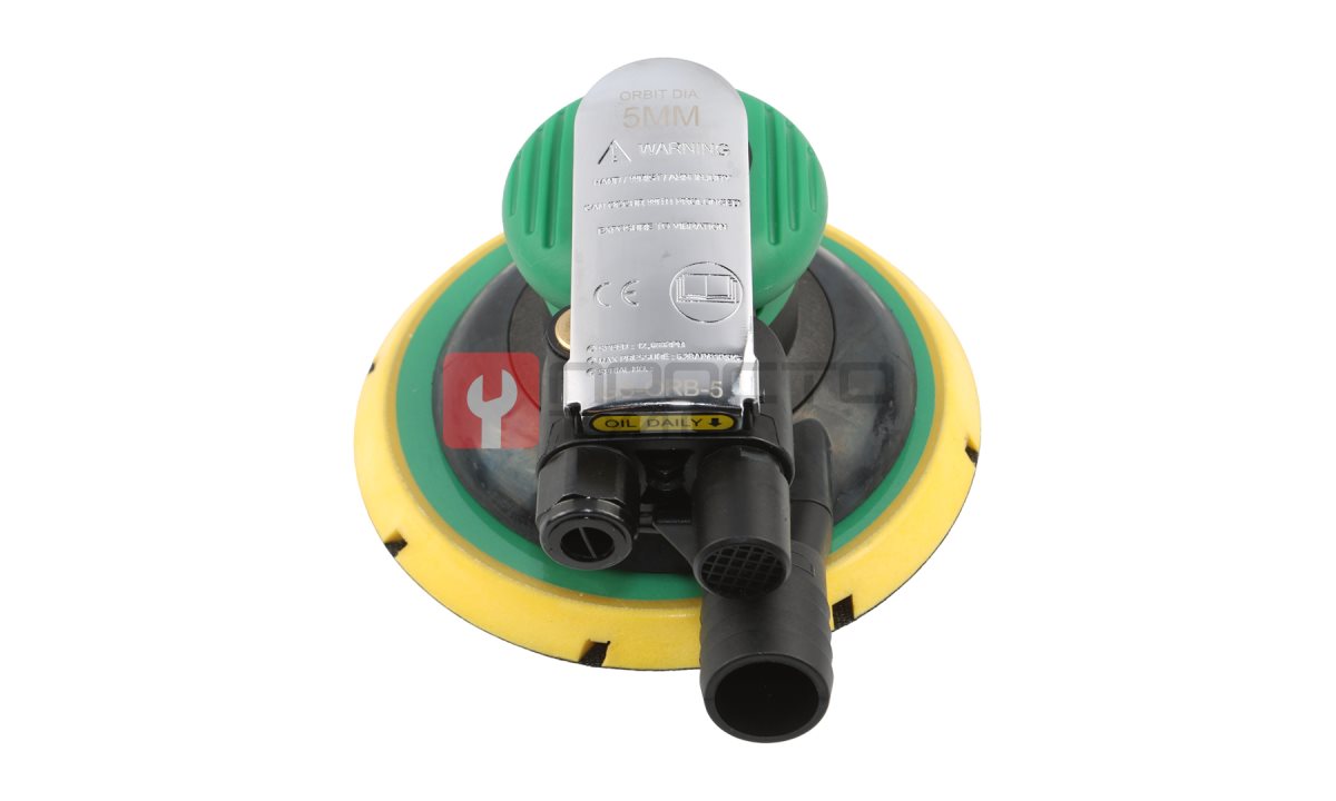  GARWIN PRO GS-ORB-5 Пневматическая, роторно-орбитальная шлифовальная машинка с пылеотводом, 150 мм, 15 отверстий, орбита 5 мм (1)
