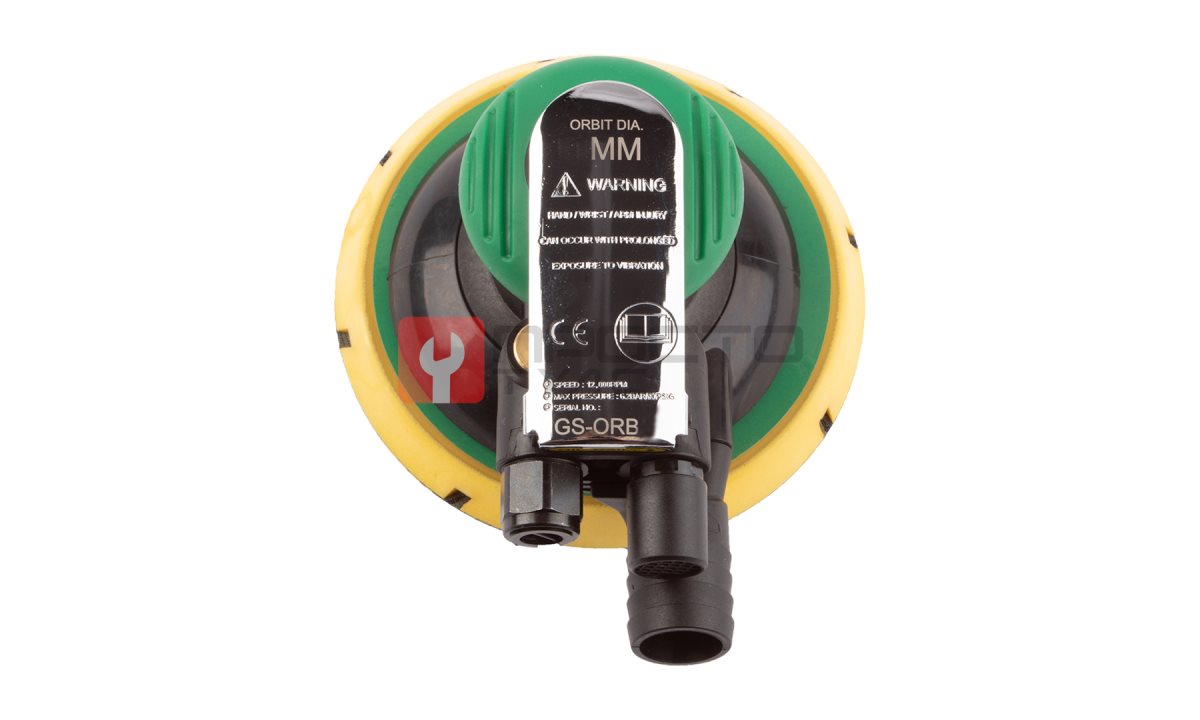  GARWIN PRO GS-ORB-8 Пневматическая, роторно-орбитальная шлифовальная машинка с пылеотводом, 150 мм, 15 отверстий, орбита 8 мм (1)