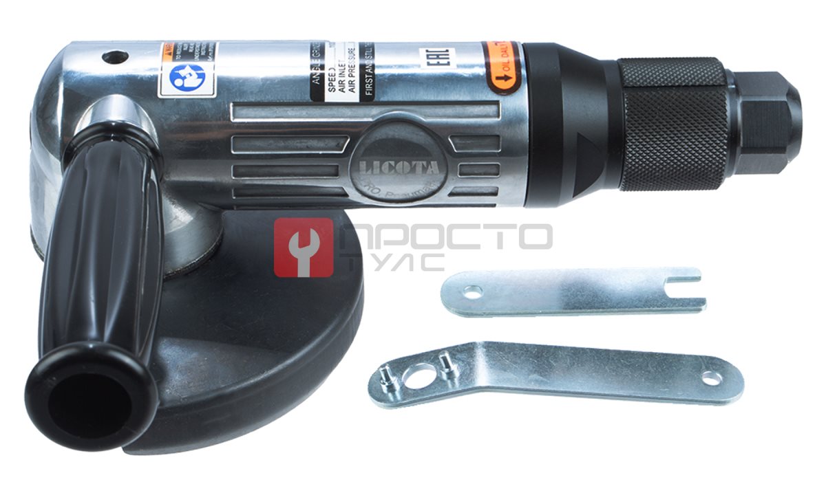  Licota PAG-30014-5W Пневматическая углошлифовальная машинка (УШМ) 125 мм, 11000 об/мин, под диск от 3 до 6 мм (1)