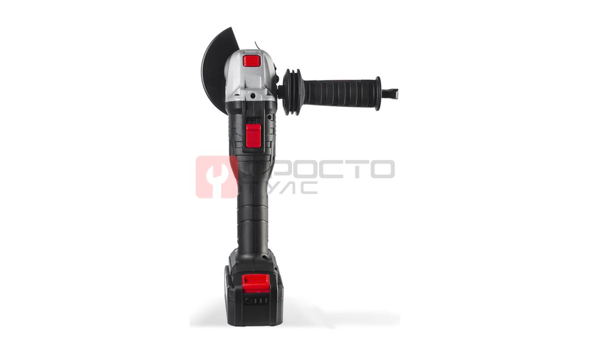  RUNTEC RT-AG1000T Шлифмашина угловая аккумуляторная RUNTEC TECHNIC 125 мм, 20В, 2*4Ач, 1000Вт (1)