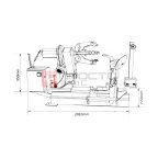 Станок шиномонтажный 380V для грузовых машин, зажимы 14-26