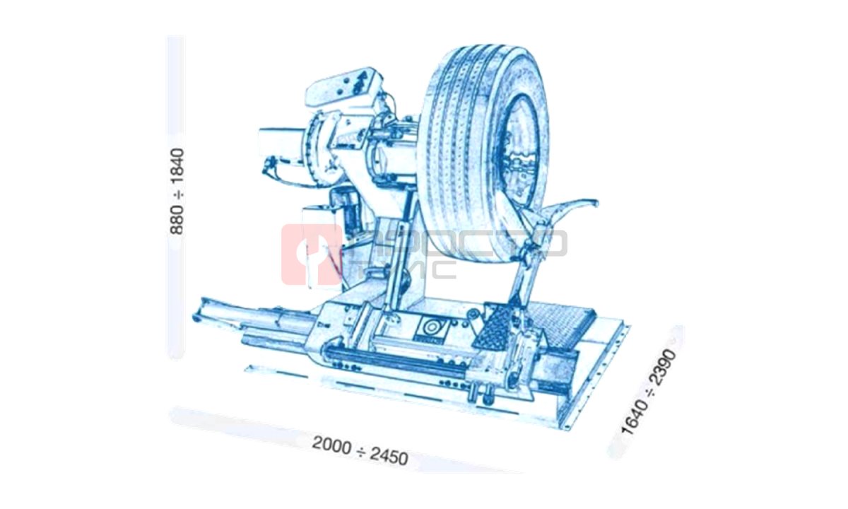  Грузовой шиномонтажный стенд Giuliano S551XL (1)