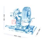  Грузовой шиномонтажный стенд Giuliano S551XL мни (1)