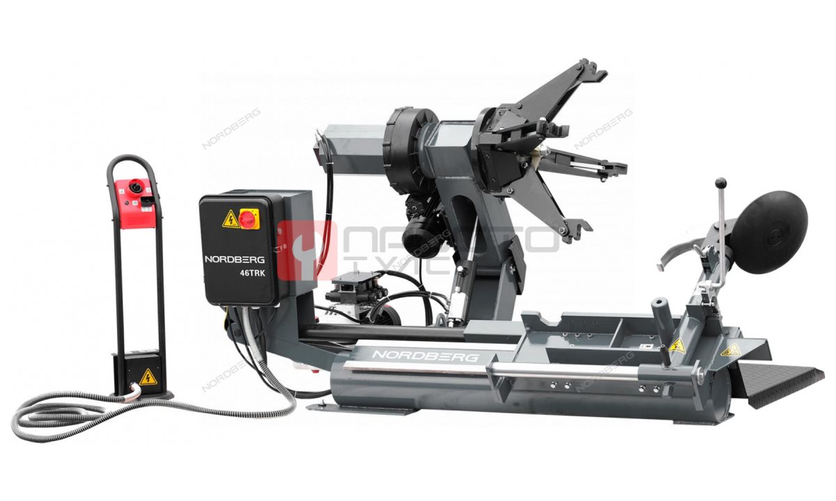  Станок шиномонтажный 380V для грузовых машин, зажимы 14-26