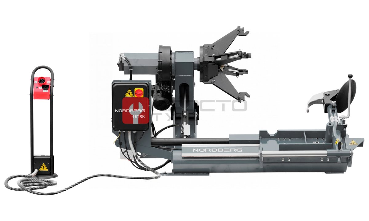  Станок шиномонтажный 380V для грузовых машин, зажимы 14-26