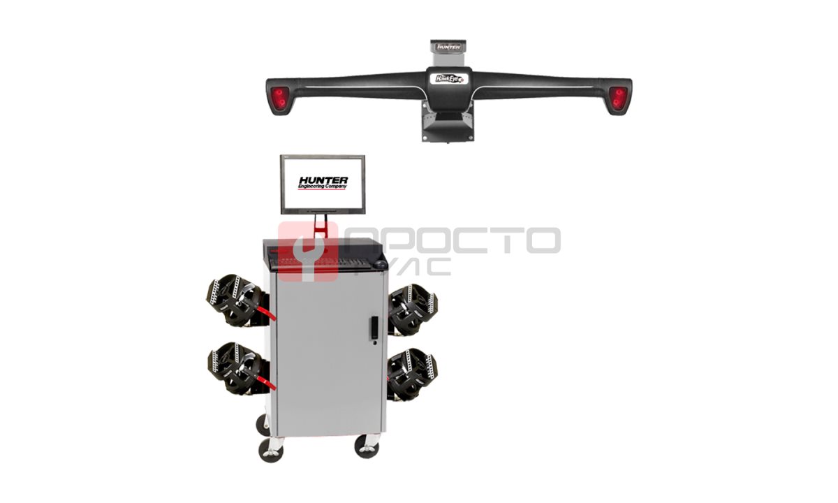  Стенд сход-развал 3D, 4-x камерный, настенное крепление камер, QuickGrip, HUNTER WA510E/HE421WM3BLKE (0)
