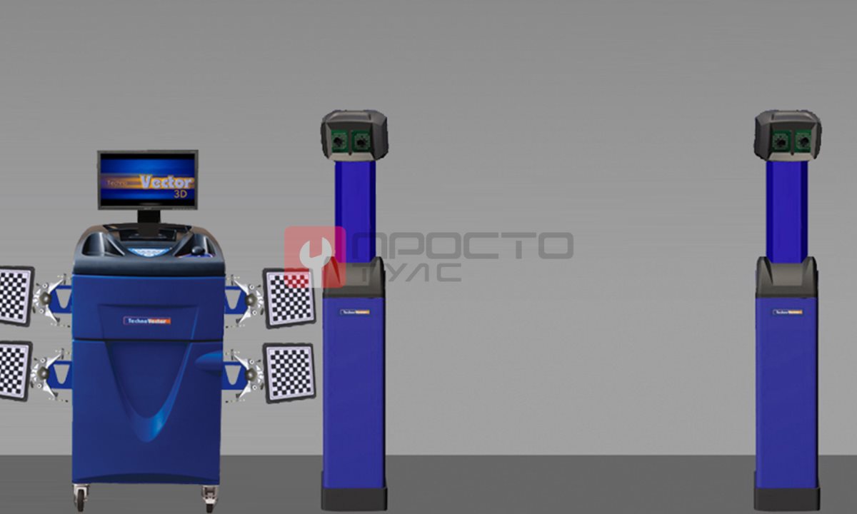  Стенд сход-развал 3D Техно Вектор 7 TRUCK V7204HT (0)