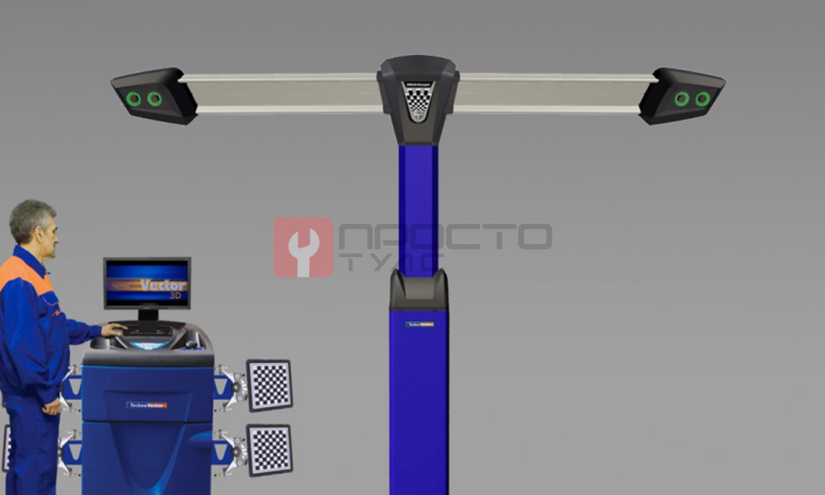  Стенд сход-развал 3D Техно Вектор 7 V7204TP (0)