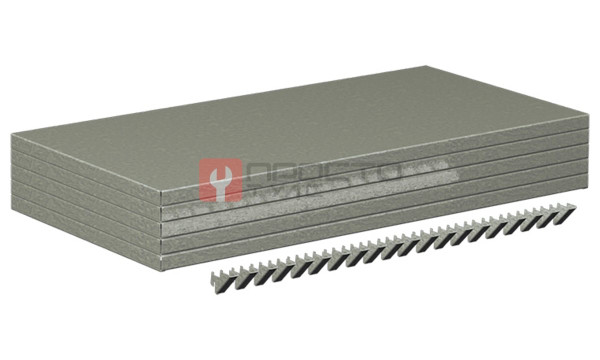  Полки для стеллажа 1000х500мм, металл, 5 шт., FERRUM, 05.155-9007 (0)