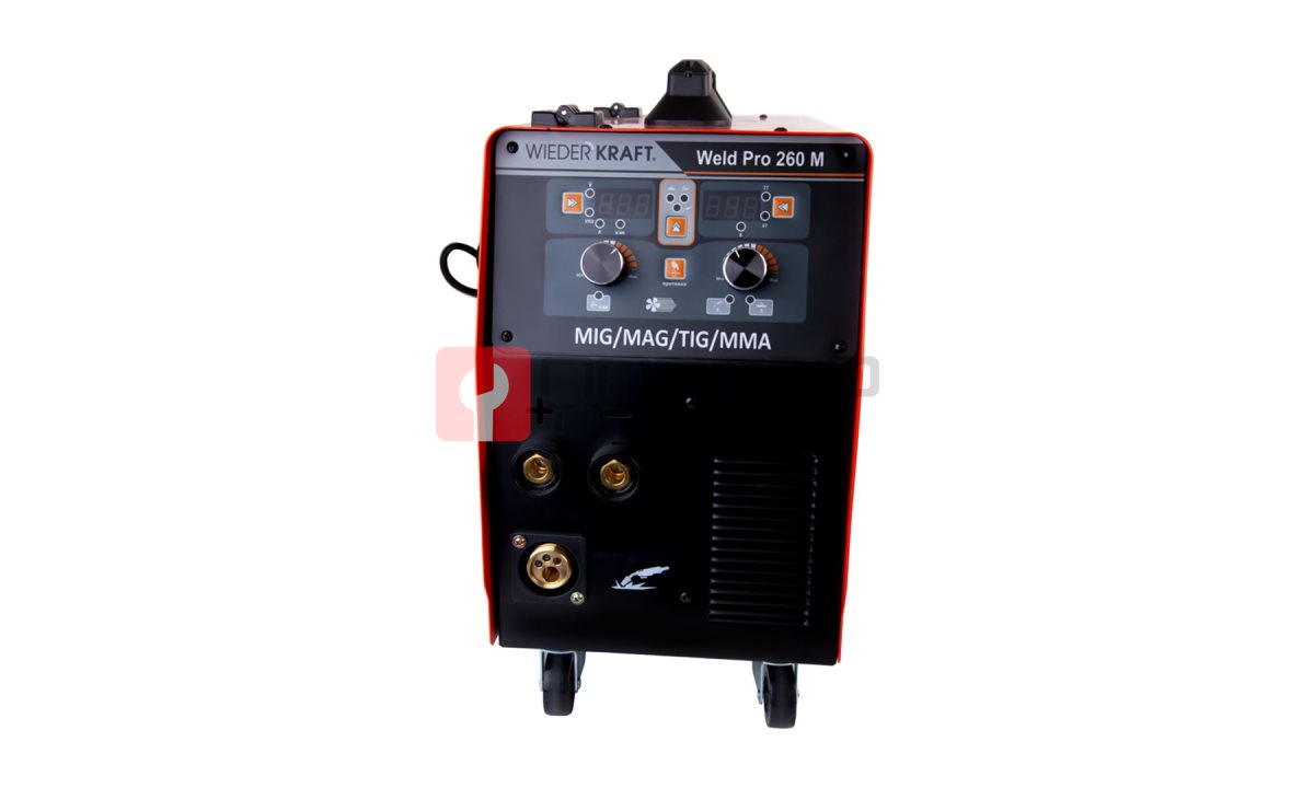  Weld Pro 260M Сварочный аппарат инверторный 260A, 220В, MIG/MAG/MMA/Lift TIG с горелкой 24KD (1)