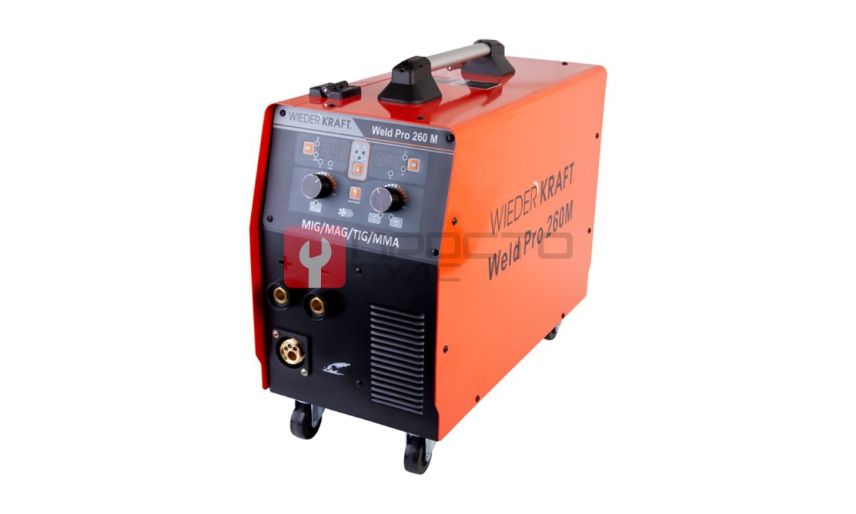  Weld Pro 260M Сварочный аппарат инверторный 260A, 220В, MIG/MAG/MMA/Lift TIG с горелкой 24KD (0)