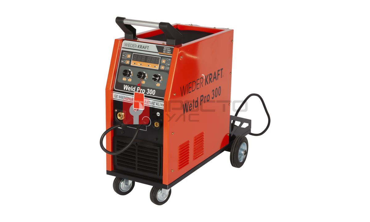  Weld Pro 300 Сварочный аппарат инверторный 300A, 380В, MIG/MAG/MMA/Lift TIG с горелкой 24AK (1)