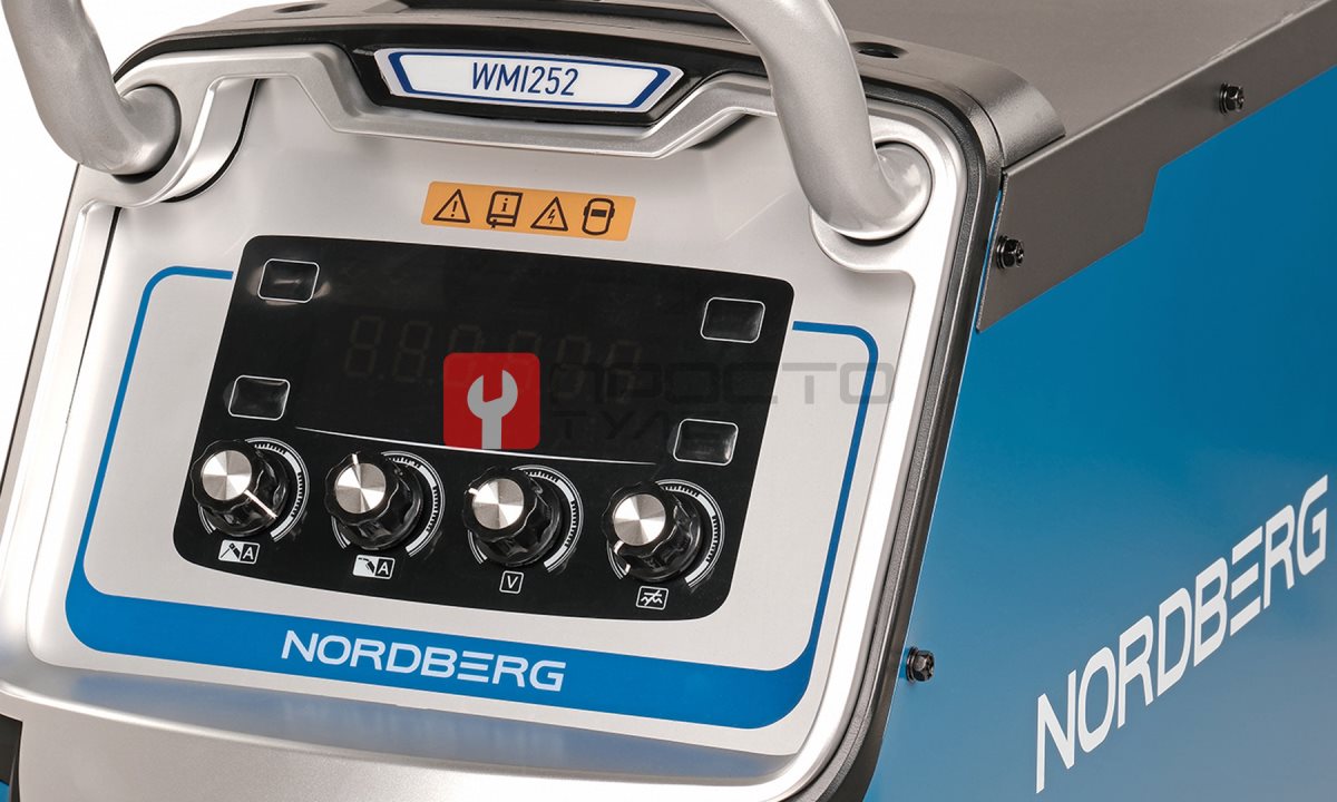 Аппарат сварочный инверторный MIG/MAG/MMA, 380 В 3 в 1 NORDBERG WMI252 (1)