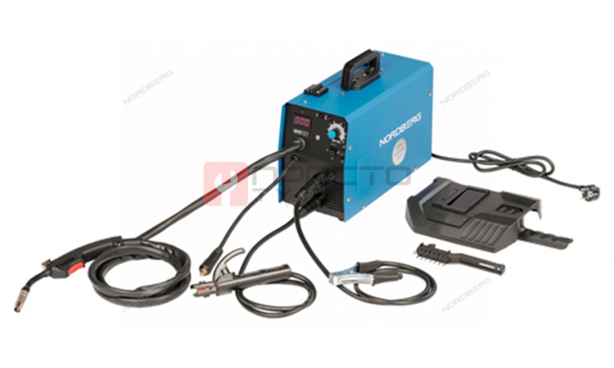  Аппарат сварочный инверторный MIG/TIG/MMA, 220V NORDBERG WMI121 (0)