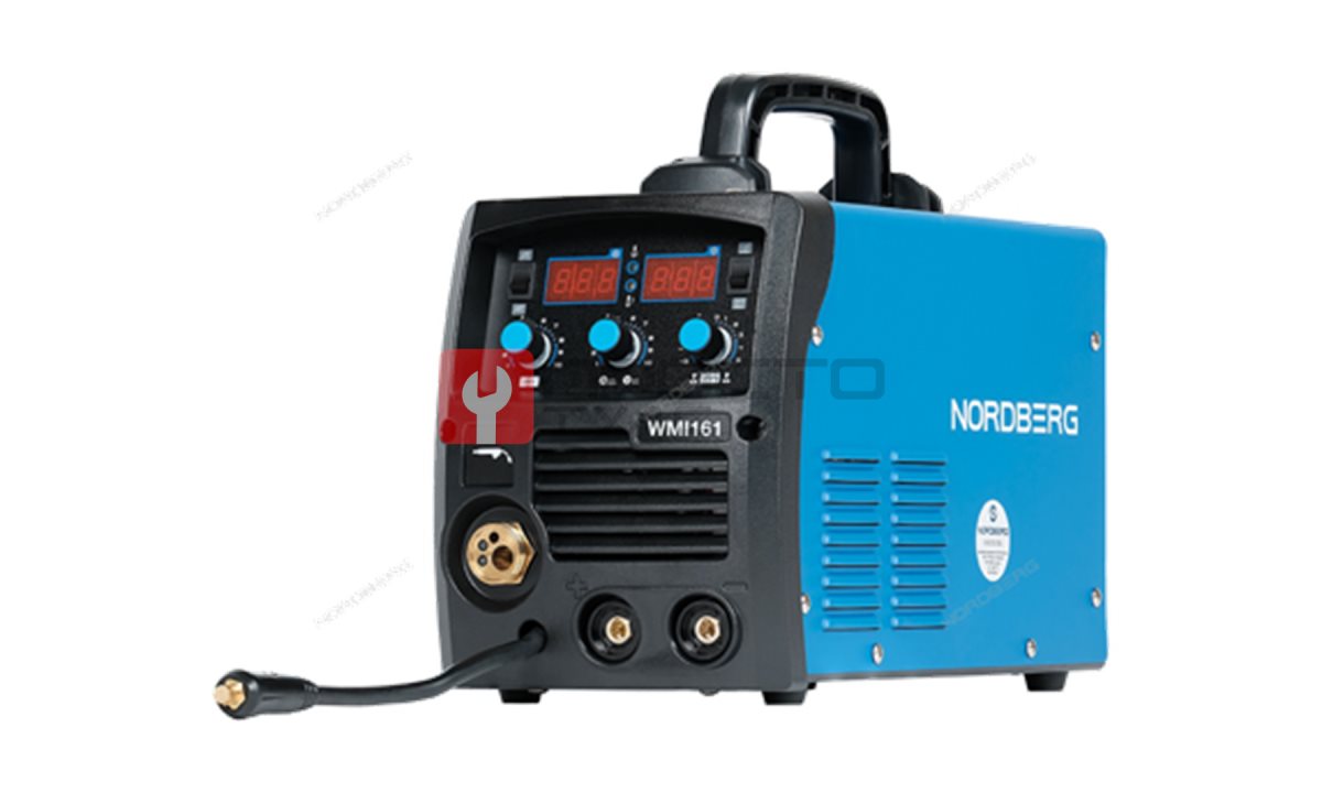  NORDBERG АППАРАТ СВАРОЧНЫЙ WMI161 инверторный MIG+MMA, 220V (1)