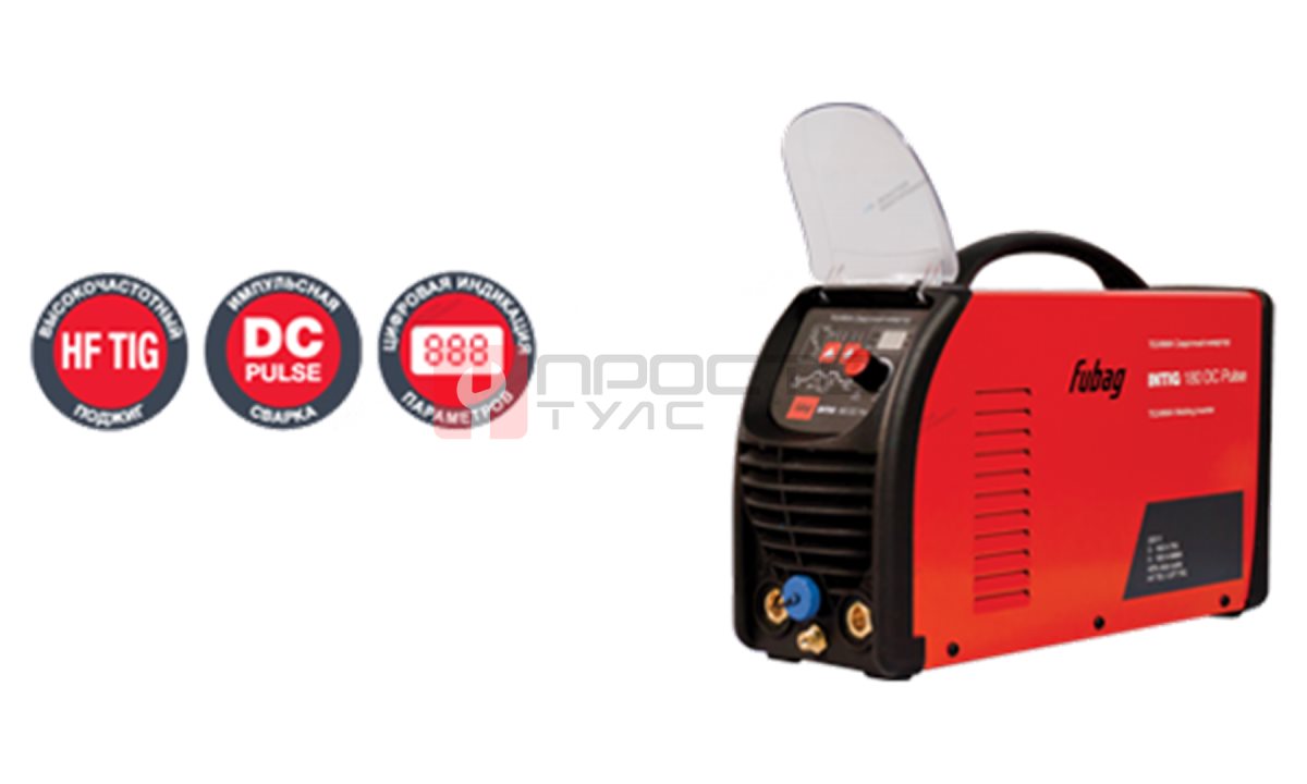  Сварочный инвертор  FUBAG INTIG 180 DC Pulse с горелкой FUBAG FB TIG 26 5P 4 М (0)