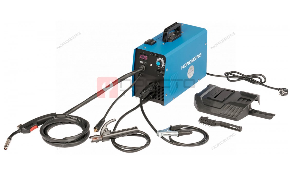  Аппарат сварочный инверторный MIG/TIG/MMA, 220 В NORDBERG WMI121 (0)