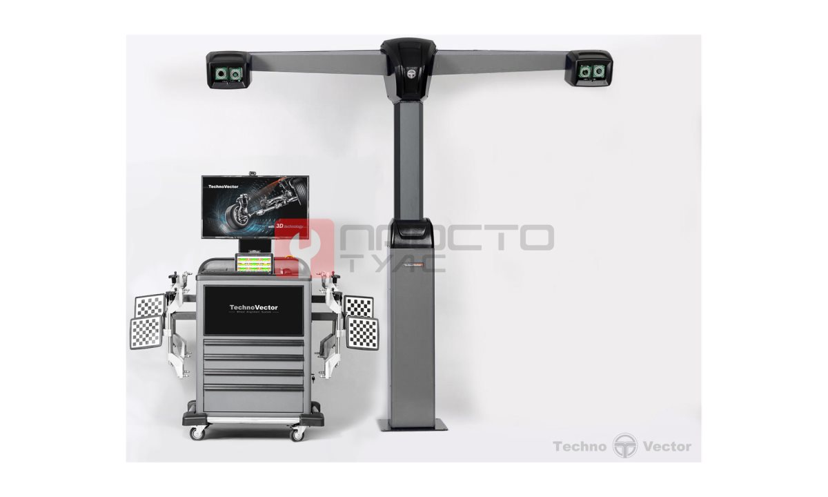  Стенд сход-развал 3D Техно Вектор 7 PRO P 7204 T S (0)