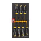  RUNTEC RT-HT220STD-6G Тележка инструментальная 6 полочная Standart серая с комплектом инструмента, 220 предметов (10)