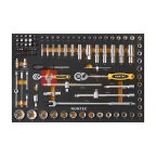  RUNTEC RT-HT273PR12 Тележка инструментальная 12 полочная Performance с комплектом инструмента, 273 предмета (4)