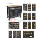  RUNTEC RT-HT313PR12 Тележка инструментальная 12 полочная Performance с комплектом инструмента, 313 предметов мни (0)