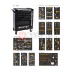 RUNTEC RT-HT313PR7 Тележка инструментальная 7 полочная Performance с комплектом инструмента, 313 предметов фото