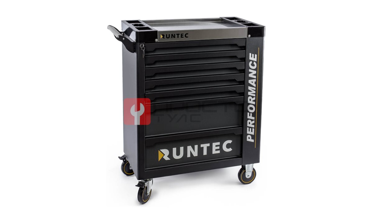 RUNTEC RT-HT313PR7 Тележка инструментальная 7 полочная Performance с комплектом инструмента, 313 предметов (1)