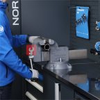  Тиски слесарные усиленные 200 мм NORDBERG NTH200 (4)