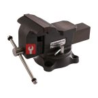  Тиски слесарные ROSSVIK SVD150, 150мм, поворотные, с наковальней (2)