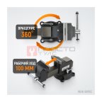  WDK-BV100 Профессиональные слесарные тиски поворотные с наковальней 100 мм мни (1)