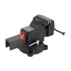  WDK-BV100 Профессиональные слесарные тиски поворотные с наковальней 100 мм (8)