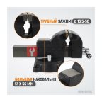  WDK-BV100 Профессиональные слесарные тиски поворотные с наковальней 100 мм (2)