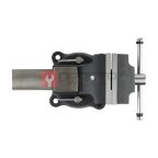  WDK-BV125 Профессиональные слесарные тиски поворотные с наковальней 125 мм (8)